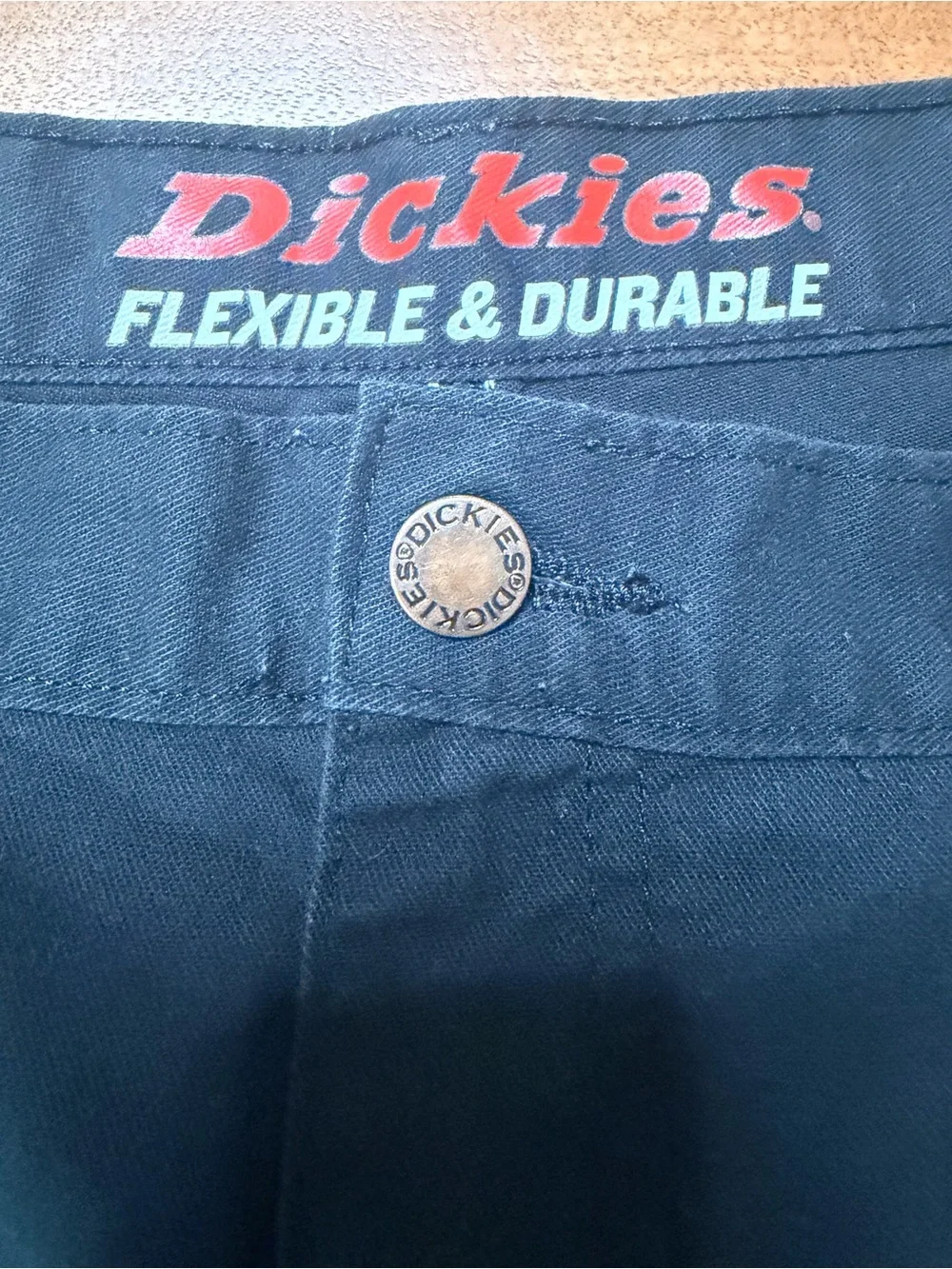 Dickies - Flexible & Durable Men’s Work Pants | All Black | Size 36 x 32